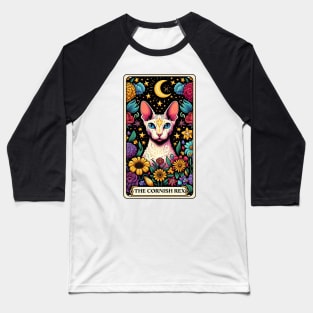 Cornish Rex Tarot Card Baseball T-Shirt